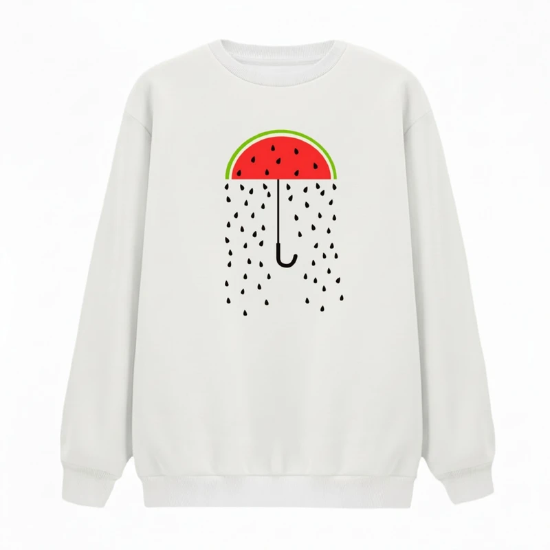 سویشرت زنانه مدل هندوانه چتر یلدایی کد v1 