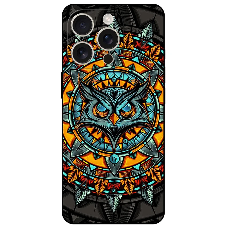 کاور مگافون طرح جغد مدل 1903 مناسب برای گوشی موبایل اپل iPhone 16 Pro 