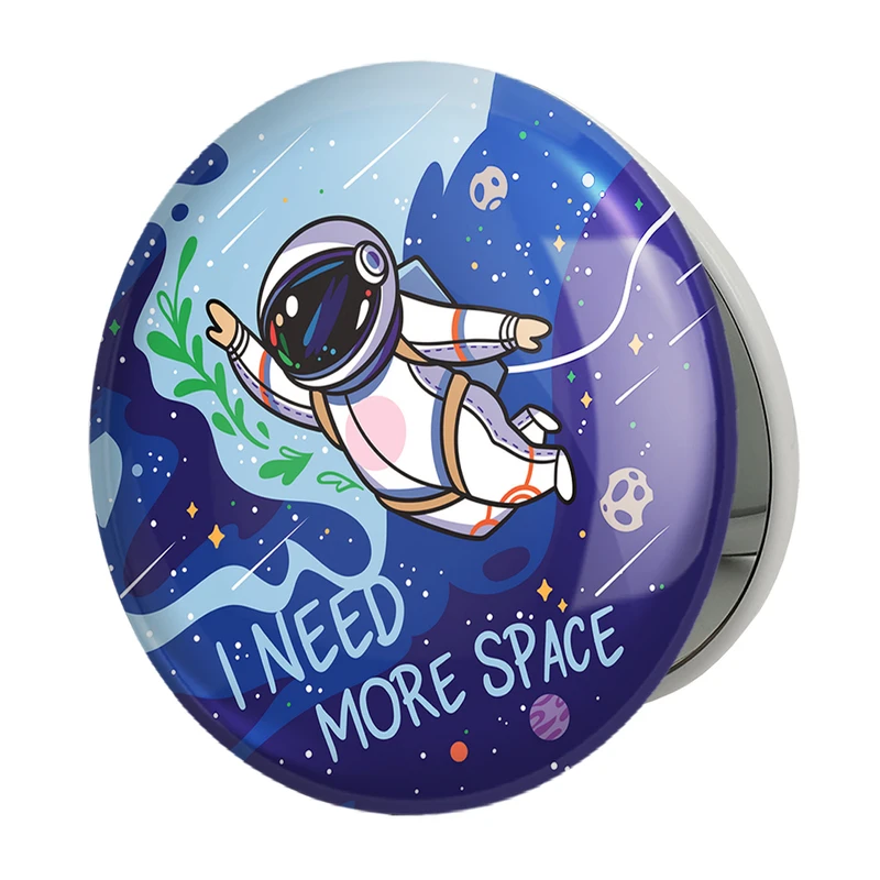 آینه جیبی خندالو طرح فضایی مدل تاشو کد 25170 