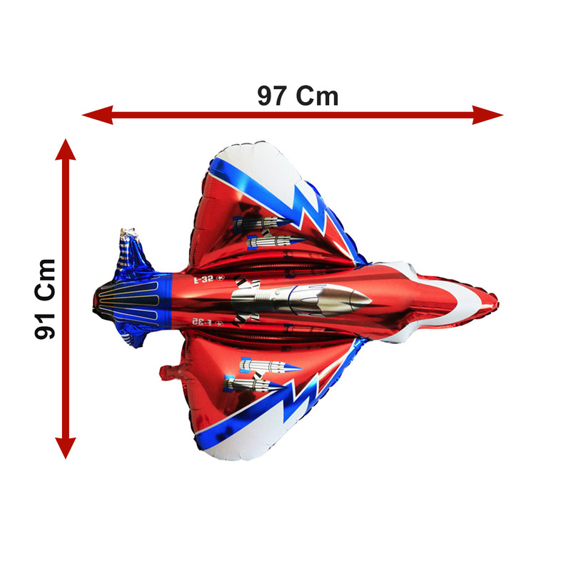 بادکنک فویلی لاکی بالونز مدل هواپیما مدل جنگنده کد 1170