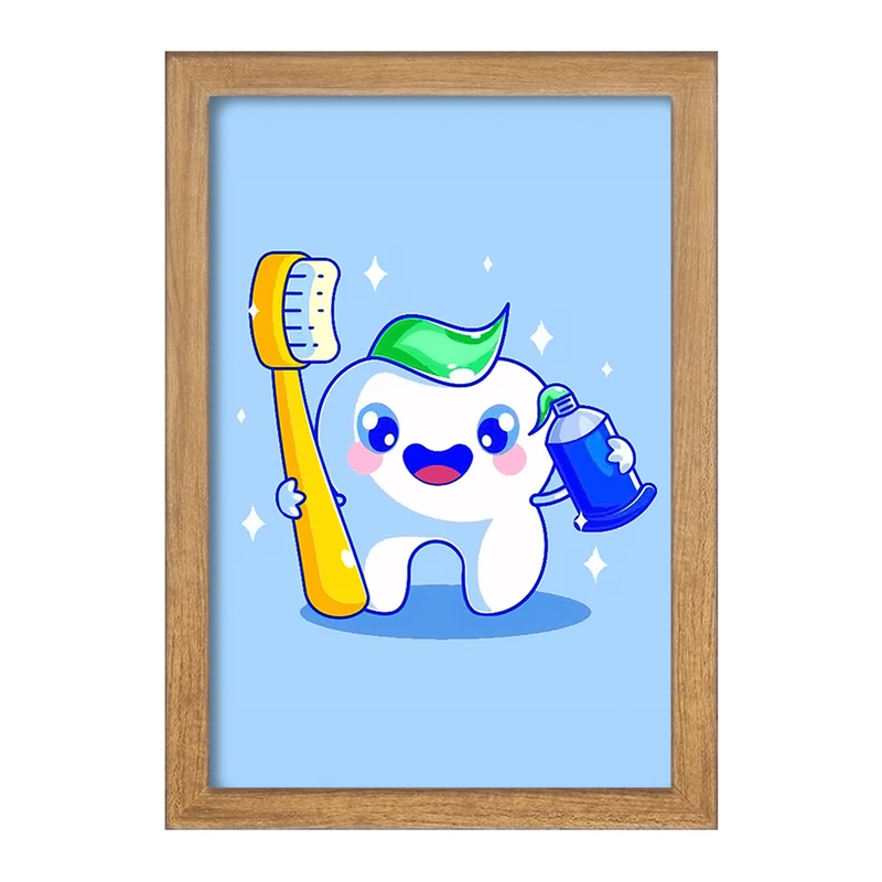 تابلو خندالو مدل دندان و دندانپزشکی کودکانه کد 27777