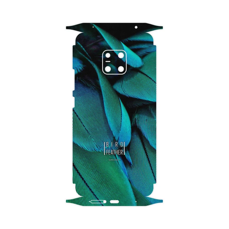 برچسب پوششی ماهوت مدل Green Feather-FullSkin مناسب برای گوشی موبایل هوآوی Mate 20 Pro