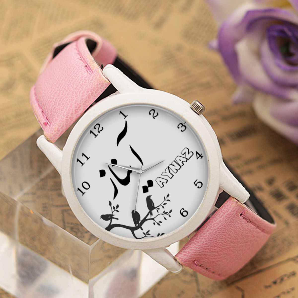 ساعت مچی عقربه ای زنانه طرح آیناز کد LF3197 -  - 2