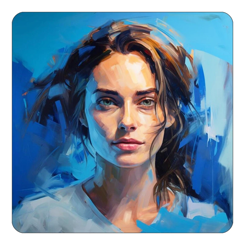 مگنت کاکتی طرح نقاشی رنگ روغن مدل mp72807