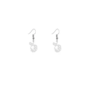 گوشواره نقره زنانه هایکا طرح نفیسه  مدل n.ha529