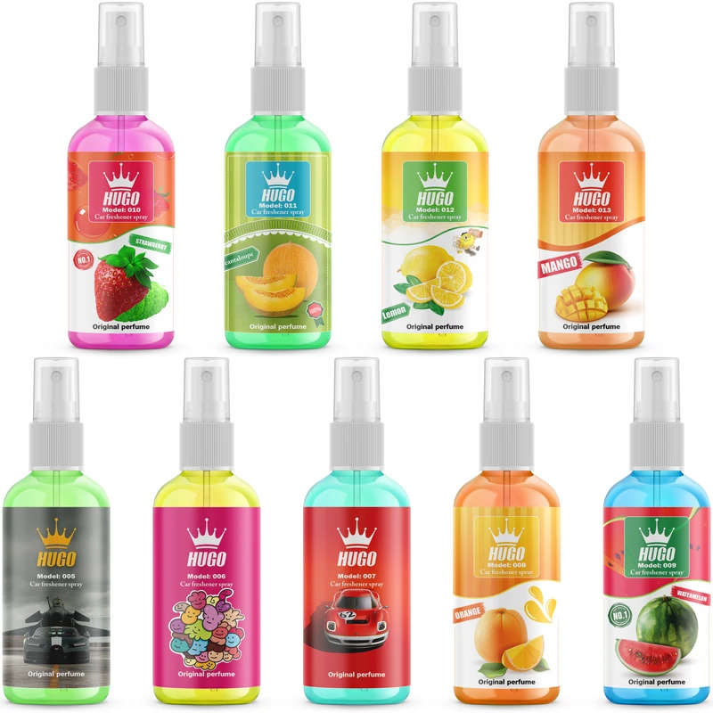 اسپری خوشبو کننده خودرو هوگو مدل C.5678910111213 حجم 50 میلی لیتر بسته 9 عددی