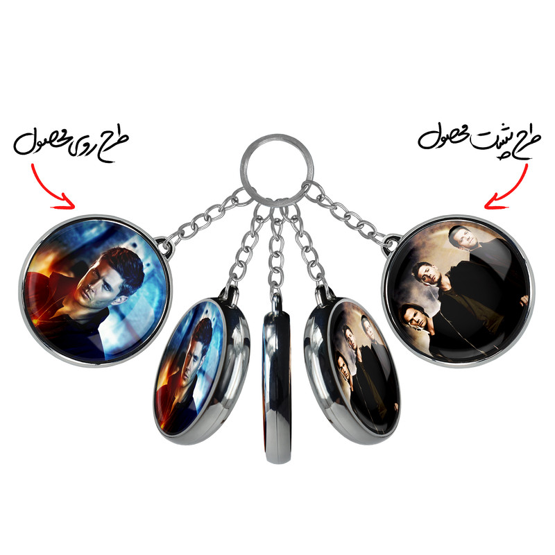 جاکلیدی خندالو طرح سریال سوپرنچرال Supernatural مدل دوطرفه کد 2453924534