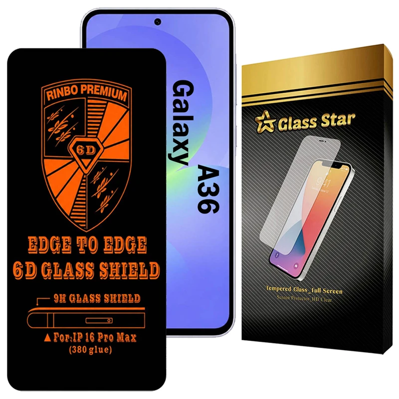 محافظ صفحه نمایش گلس استار مدل RINB200G مناسب برای گوشی موبایل سامسونگ Galaxy A36