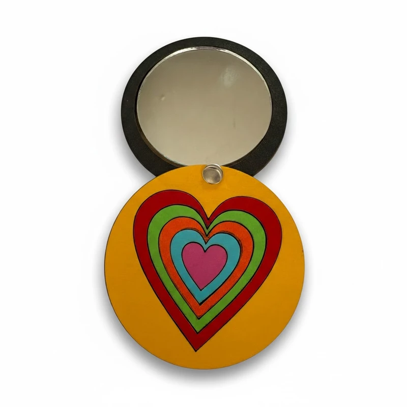 آینه آرایشی جیبی مدل چرخشی