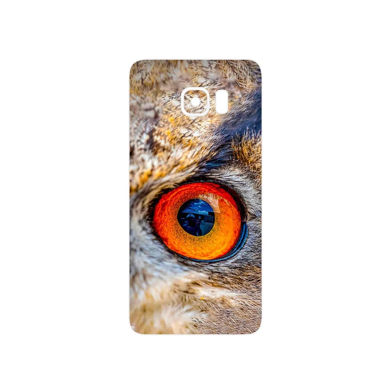برچسب پوششی ماهوت مدل Owl eyes مناسب برای گوشی موبایل سامسونگ Galaxy S6 Edge