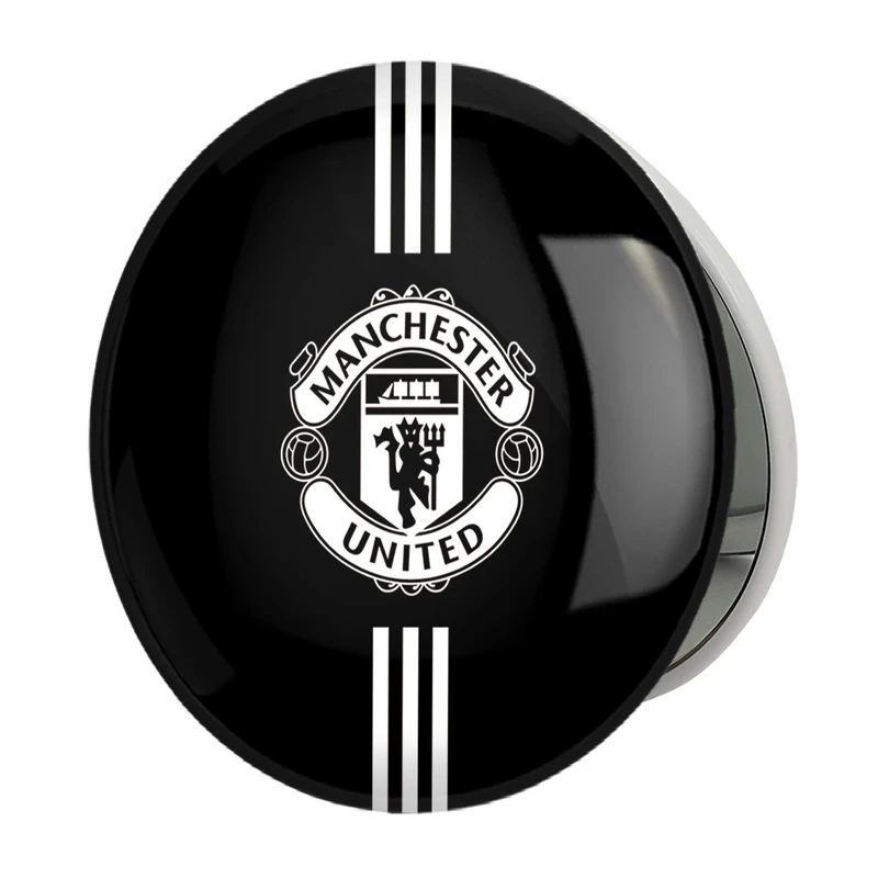 آینه جیبی خندالو طرح باشگاه منچستر یونایتد مدل تاشو کد 26522 