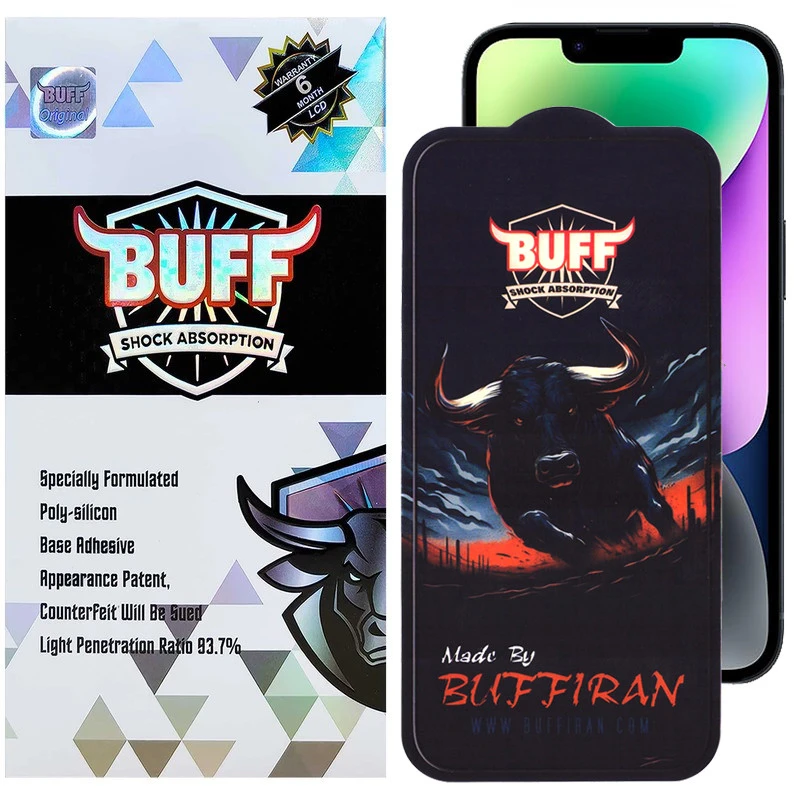 محافظ صفحه نمایش بوف مدل BullRun Crystal Pro-G مناسب برای گوشی موبایل اپل iPhone 16e/13/13 Pro/14