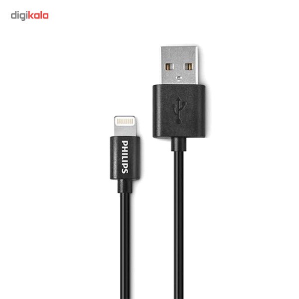 کابل تبدیل USB به لایتنینگ فیلیپس مدل DLC2404V Charge And Sync طول 1 متر