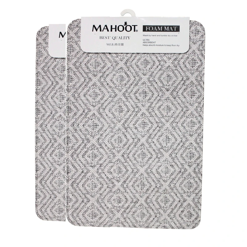 پادری ماهوت مدل لوزی سایز 50*80 سانتی متر بسته دو عددی مناسب برای فضای داخلی و بیرونی