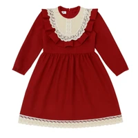 پیراهن آستین بلند یقه گرد دخترانه مدل نوا