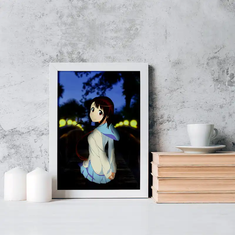 تابلو خندالو مدل اونودرا انیمه عشق دروغین کد 17158