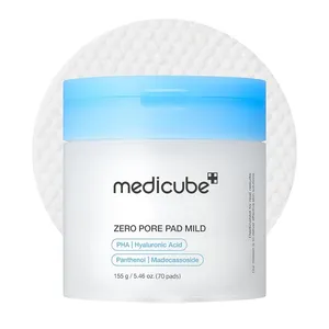 پد لایه‌بردار صورت مدیکیوب مدل zero pore mild مناسب برای انواع پوست حجم 120 میلی لیتر