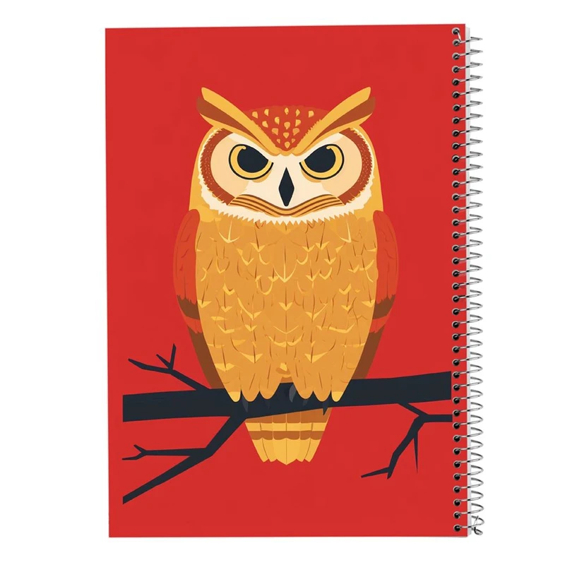 دفتر شطرنجی 50 برگ مدوپد طرح پرنده کد DF15267