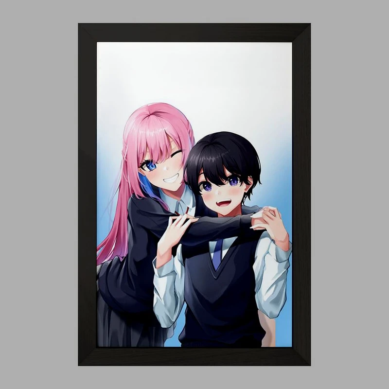 تابلو خندالو مدل شیکیموری سان و ایزومی سان انیمه شیکیموری  کد 15890