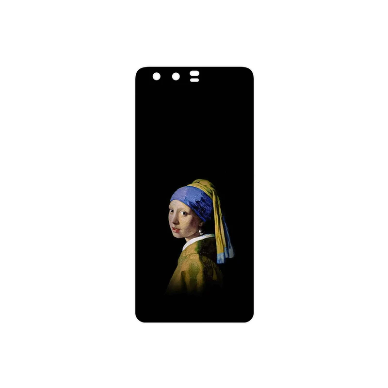 برچسب پوششی ماهوت مدل Girl with a Pearl Earring of Vermeer مناسب برای گوشی موبایل هوآوی P10