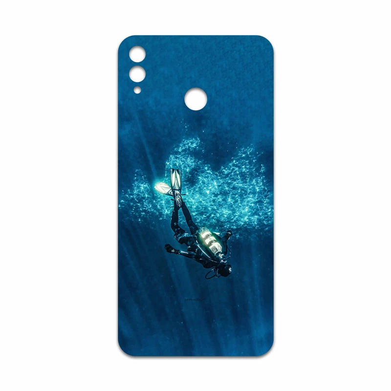 برچسب پوششی ماهوت مدل Scuba Diving مناسب برای گوشی موبایل آنر 8X Max