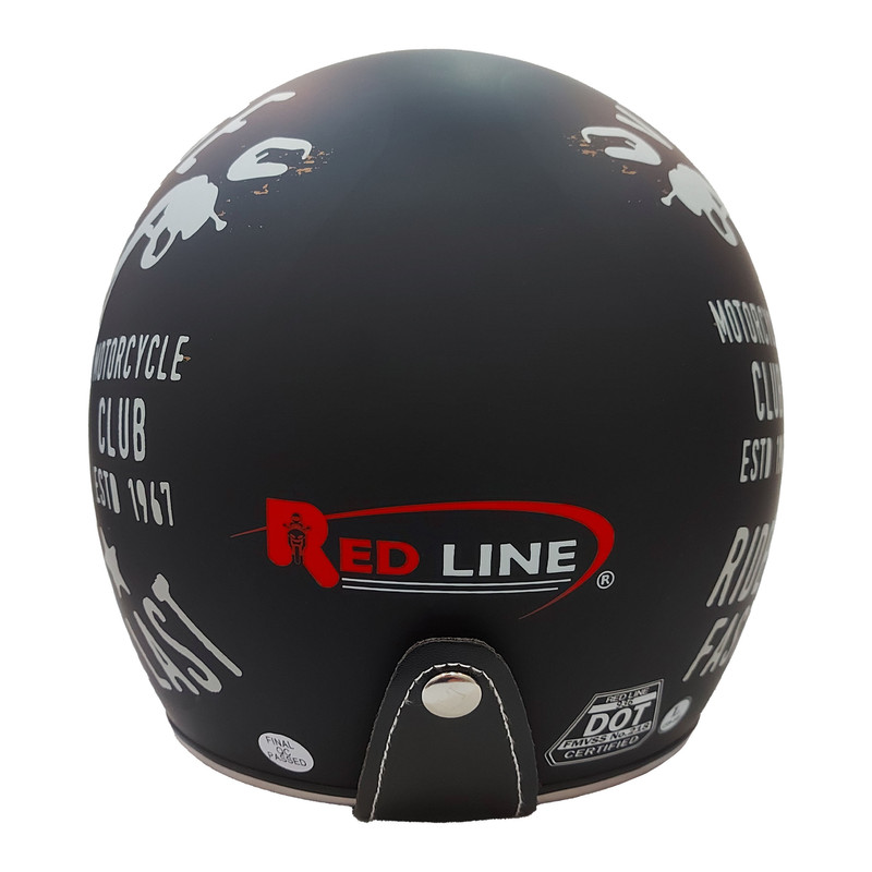 کلاه کاسکت ردلاین مدل MATTBLACK/Motor 936