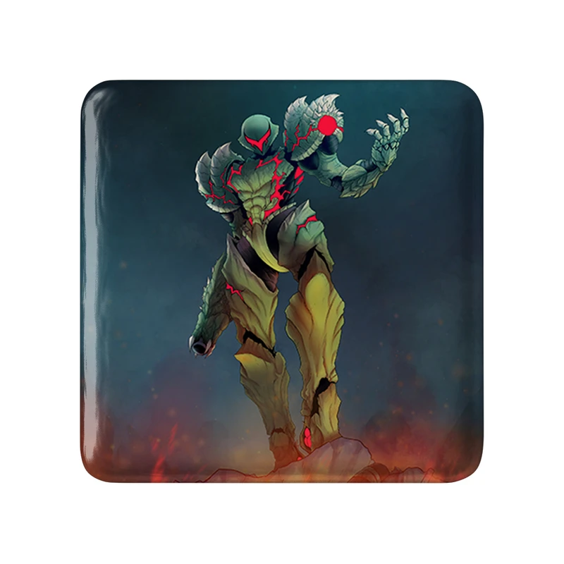 مگنت خندالو طرح بازی متروید (Metroid) مدل مربعی کد 35624