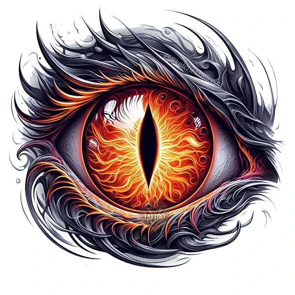 استیکر پارچه و لباس پاد آفرین طرح چشم کد 2134