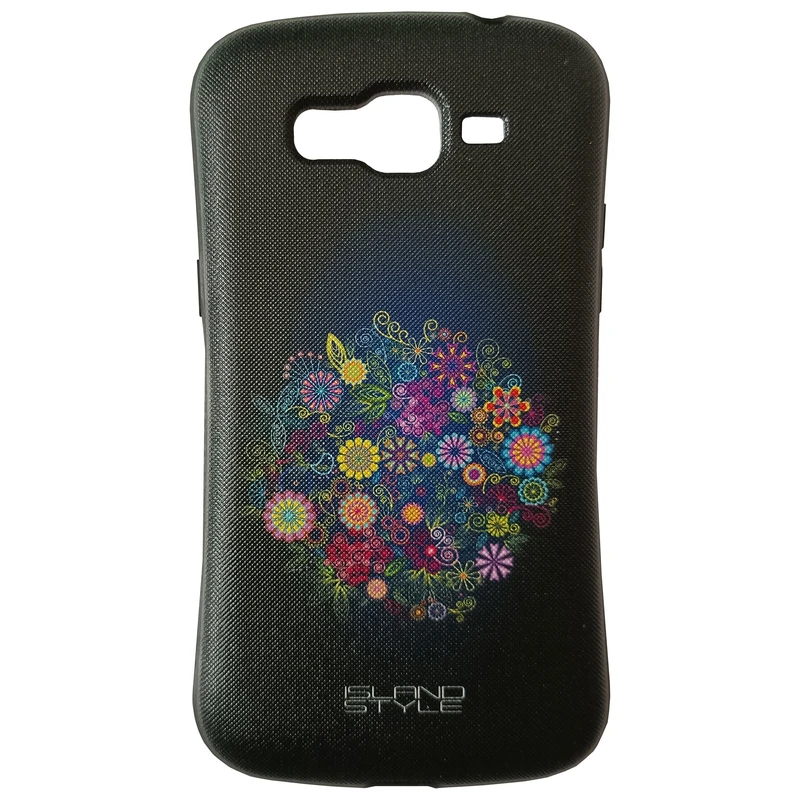 کاور مدل 360 درجه ضد ضربه طرح گل مناسب برای گوشی موبایل سامسونگ Galaxy Grand 2 / 7106