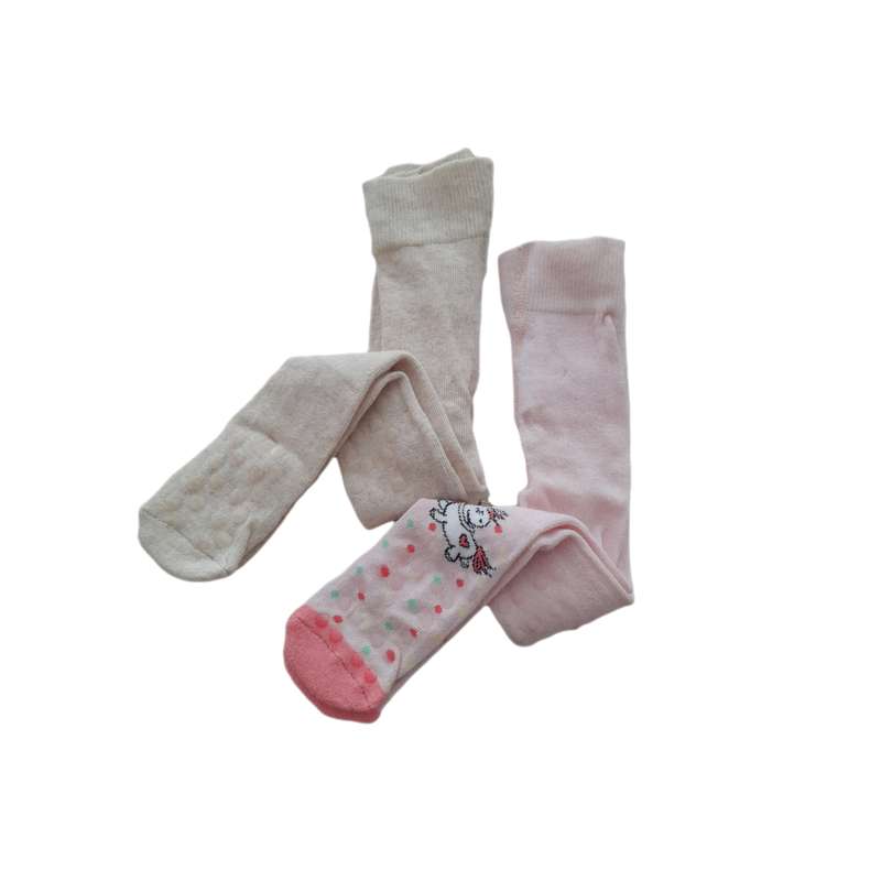 جوراب شلواری دخترانه لوپیلو مدل 2101 بسته 2 عددی