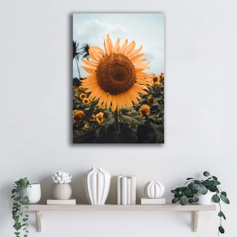 تابلو شاسی آتریسا مدل گل آفتابگردان  طرح ATFF188