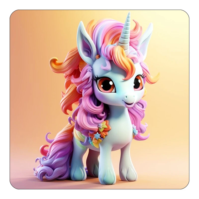 مگنت کاکتی طرح اسب تک شاخ و یونیکورن مدل mp29044