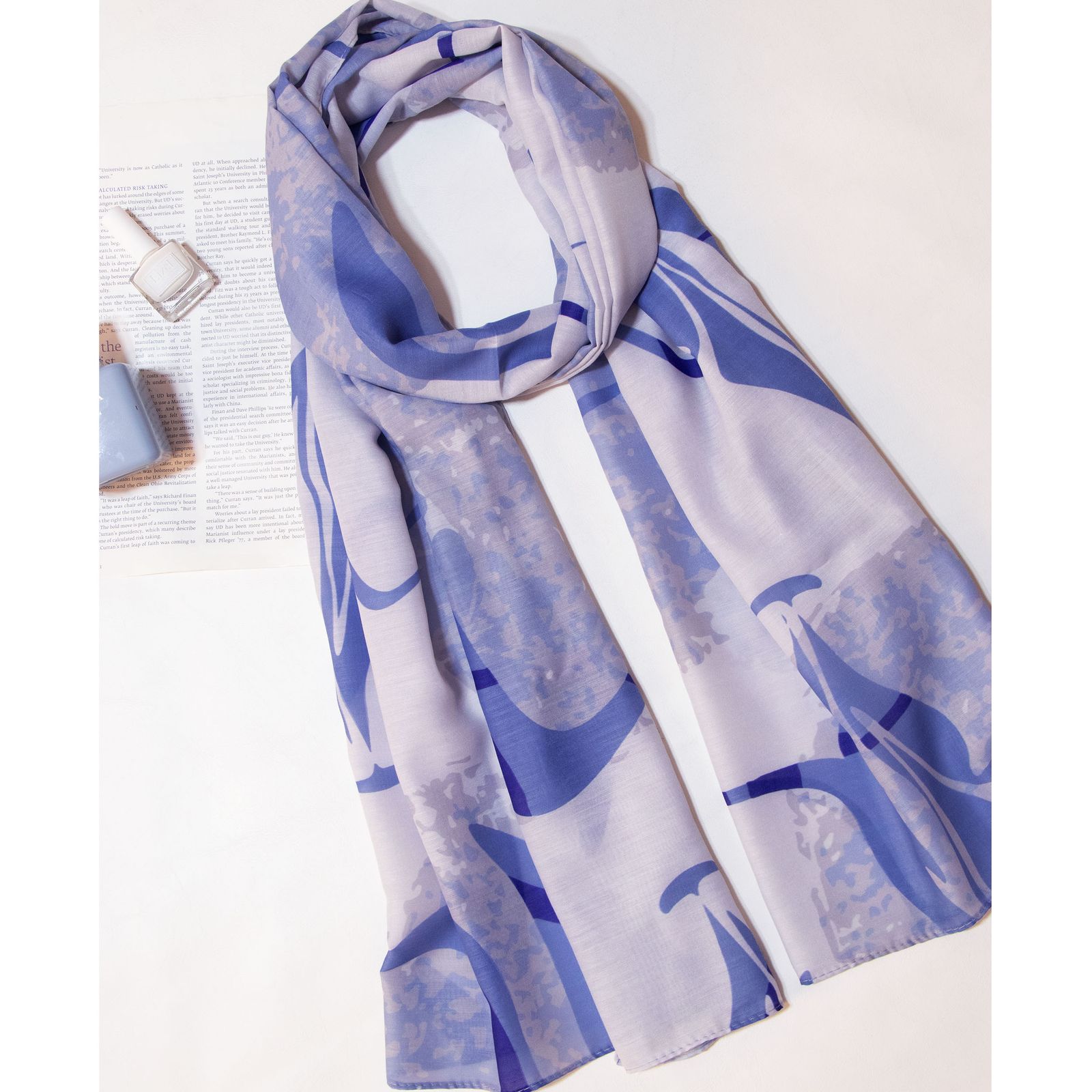 شال زنانه مدل مزونی چشم کد a-1951 -  - 5