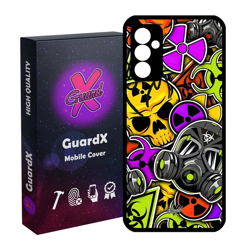 کاور گارد ایکس طرح ماسک مدل Glass10591 مناسب برای گوشی موبایل سامسونگ Galaxy A15 4G / A15 5G