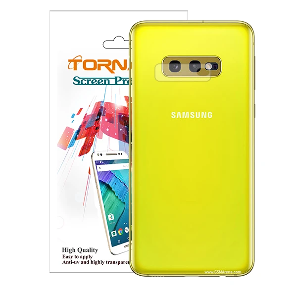 محافظ لنز دوربین مدل پرچسب TPU مناسب برای گوشی موبایل سامسونگ Galaxy S10e