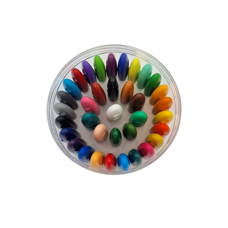 مداد شمعی 36 رنگ مدل جادویی طرح بادومی