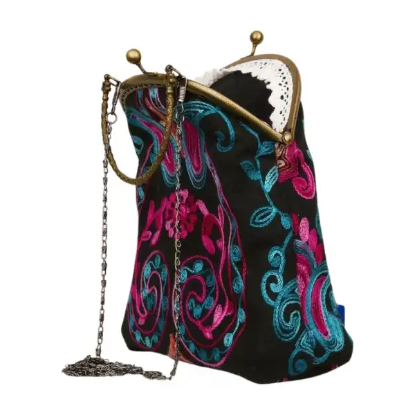 کیف مجلسی زنانه مدل دهانه فلزی