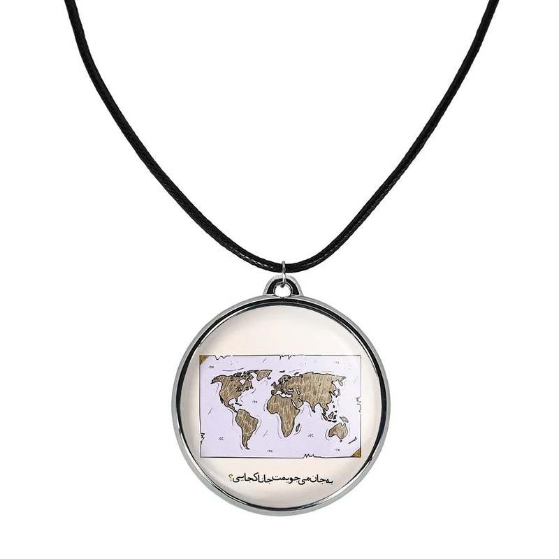 گردنبند خندالو مدل دلنوشته کد 2804028041