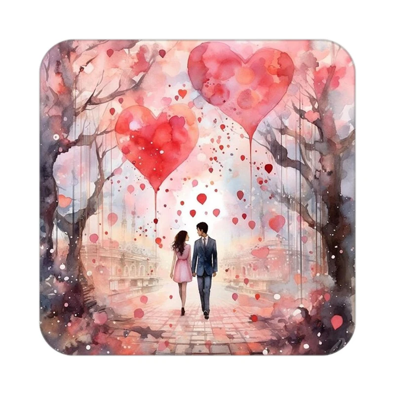 زیر لیوانی کاکتی مدل عاشقانه کد mp12709