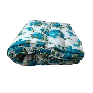 تشک مهمان مدل پنبه الیاف کد 3 یک نفره سایز 190x80 سانتی متر