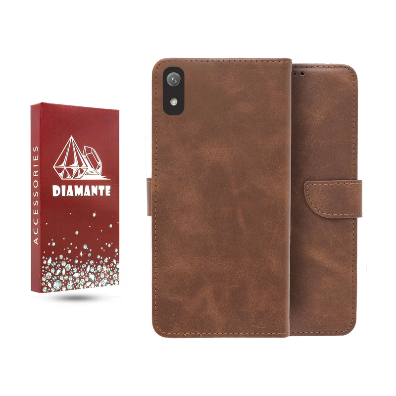 کیف کلاسوری دیامانته مدل چرم مناسب برای گوشی موبایل هوآوی Y5 2019 / Y5 Prime 2019