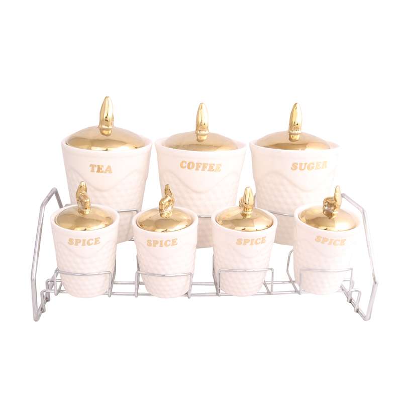 ست جا ادویه 7 پارچه کد 1004