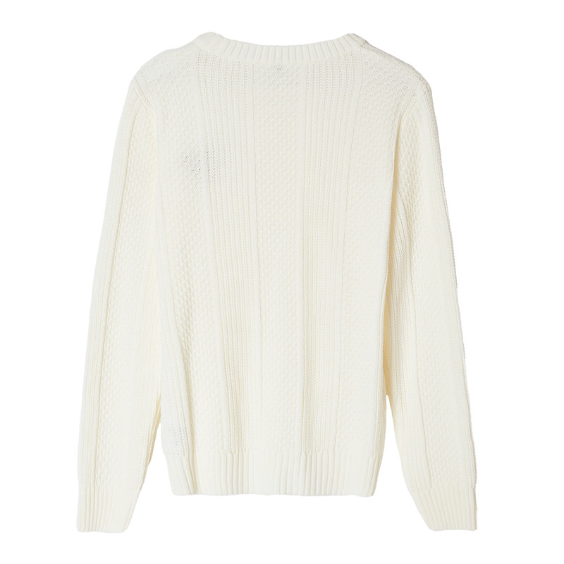 پلیور یقه گرد مردانه مدل 837836407 طرح ترندیول