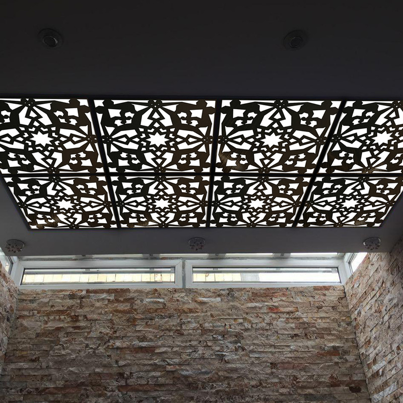 تایل سقفی آسمان مجازی بنی دکو مدل MC06 اندازه 60x60 سانتی متر بسته 4 عددی