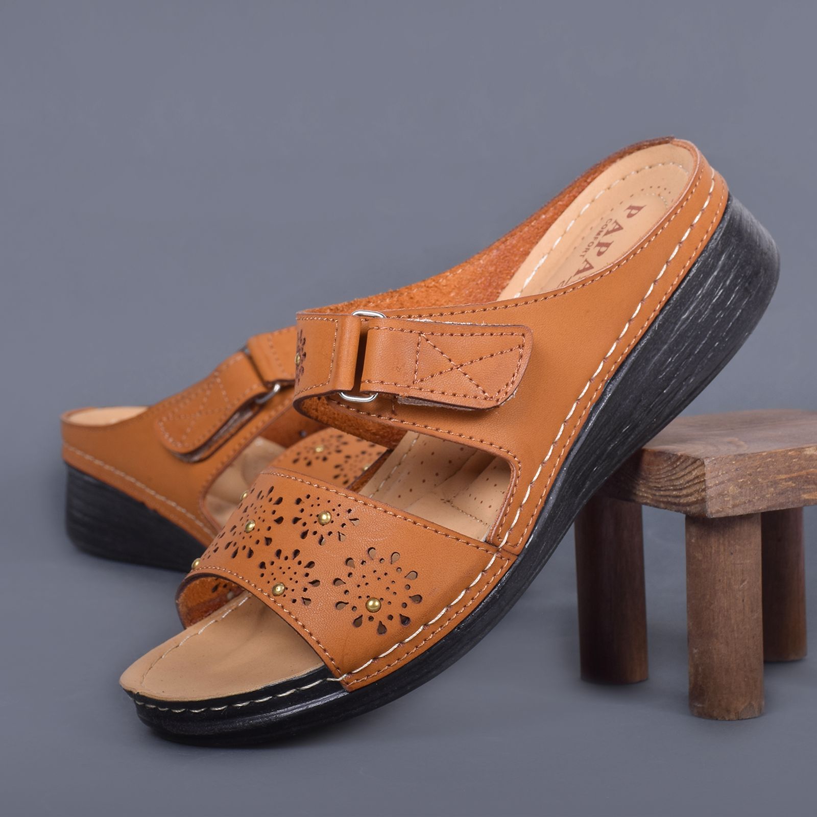 دمپایی زنانه پاپا کد 7450 - - 13