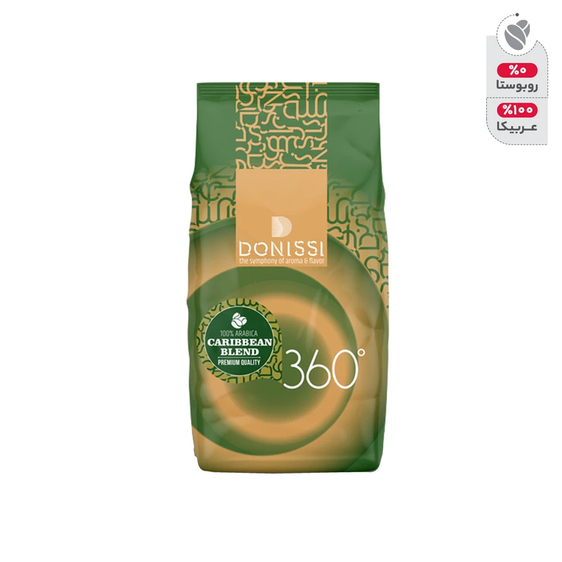دانه قهوه اسپرسو عربیکا ترکیب کارابین دونیسی - 1 کیلوگرم