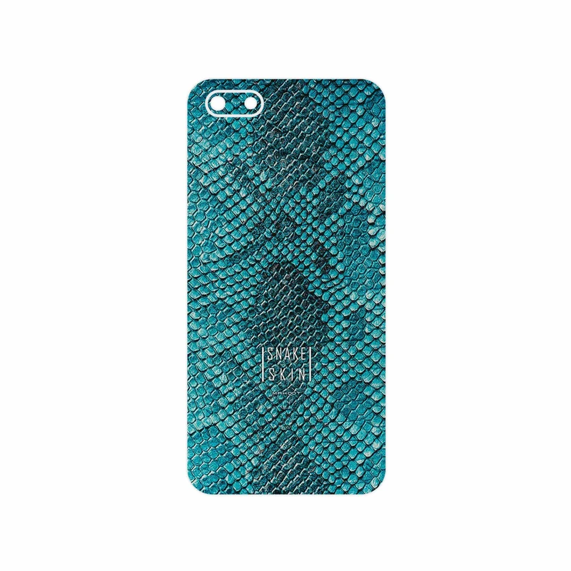 برچسب پوششی ماهوت مدل Blue Snake Skin مناسب برای گوشی موبایل هوآوی Y5 Prime 2018