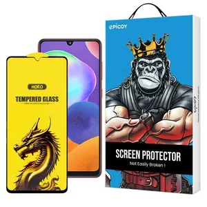 Epicoy Golden Dragon  Glass Screen Protector For Samsung Galaxy A31 4G/ A30 4G/ A30s 4G/ A50s/ A20 4G
