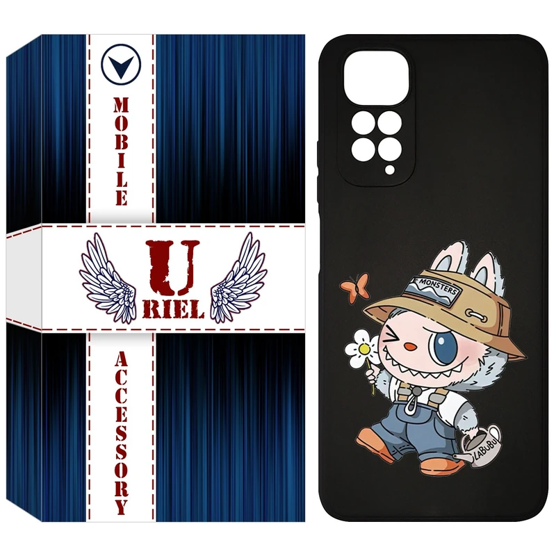 کاور یوریل مدل KSH کد 111 طرح عروسک لبوبو مناسب برای گوشی موبایل شیائومی Redmi Note 11 4G / Note 11S