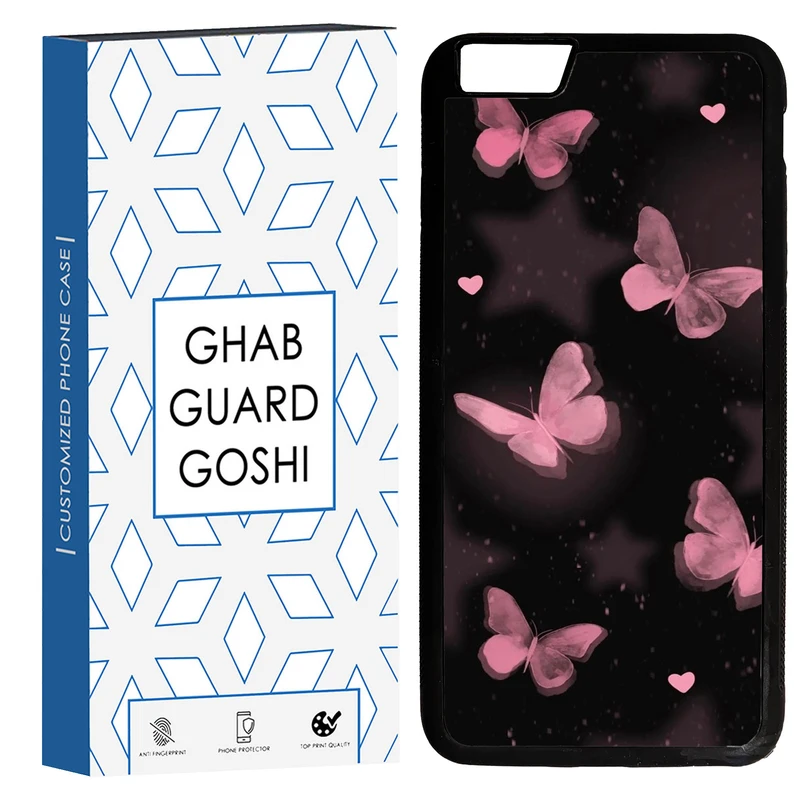 کاور قاب گارد گوشی طرح پروانه کد TPU-182 مناسب برای گوشی موبایل اپل Iphone 6 PLUS / 6S PLUS